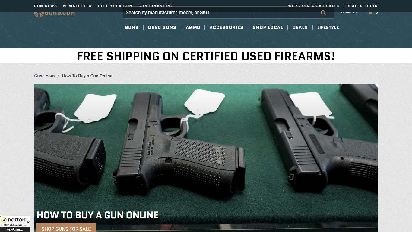 How To Buy A Gun Online :: Guns.com
